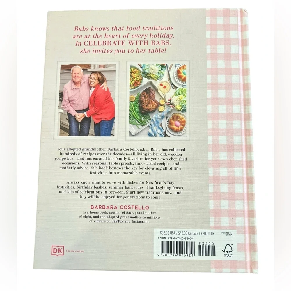 NEW Celebrate with Babs: Holiday Recipes & Family Traditions by Barbara Costello